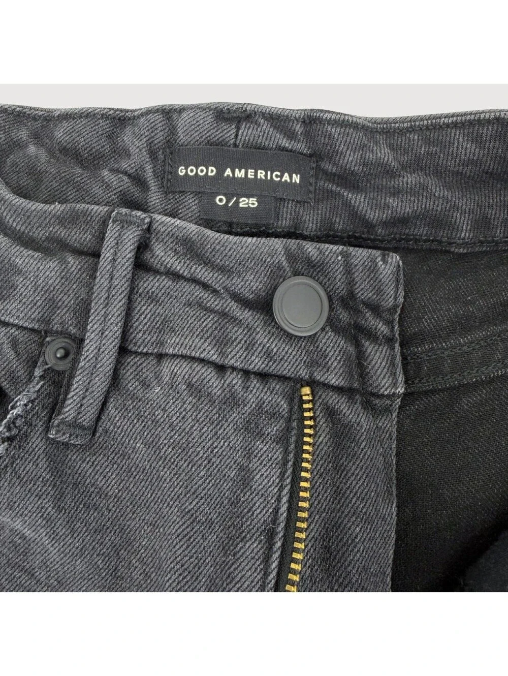 Good American Good Classic Boot Jeans Black 25